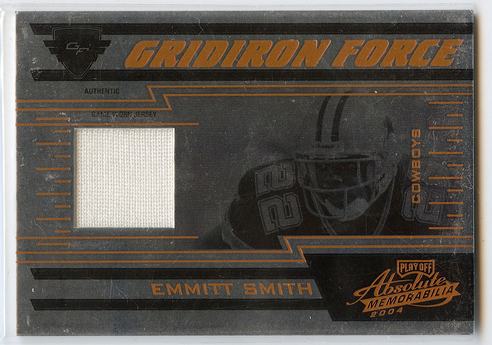 2004 Emmitt Smith Game Worn Jersey Cowboys Gridiron Force Donruss (1 of 2)