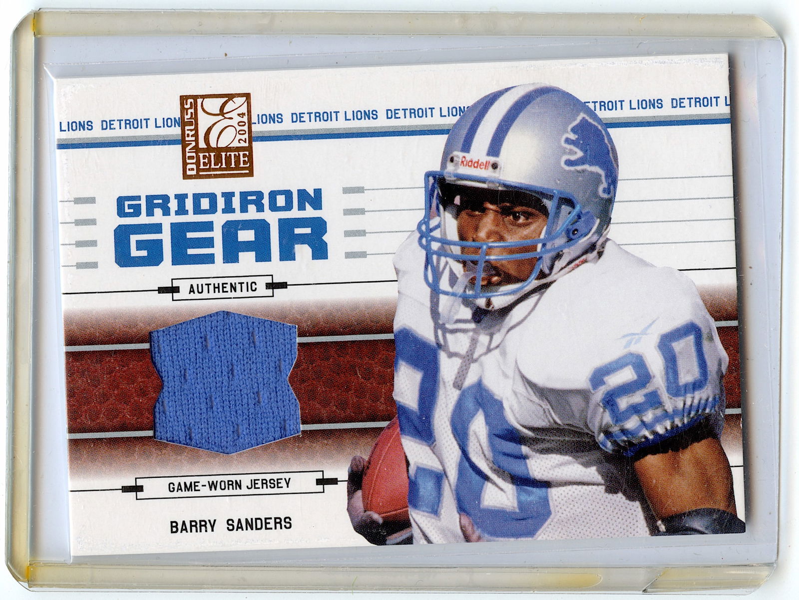 2004 Gridiron Gear Game Worn Jersey Donruss 087/250 (1 of 2)