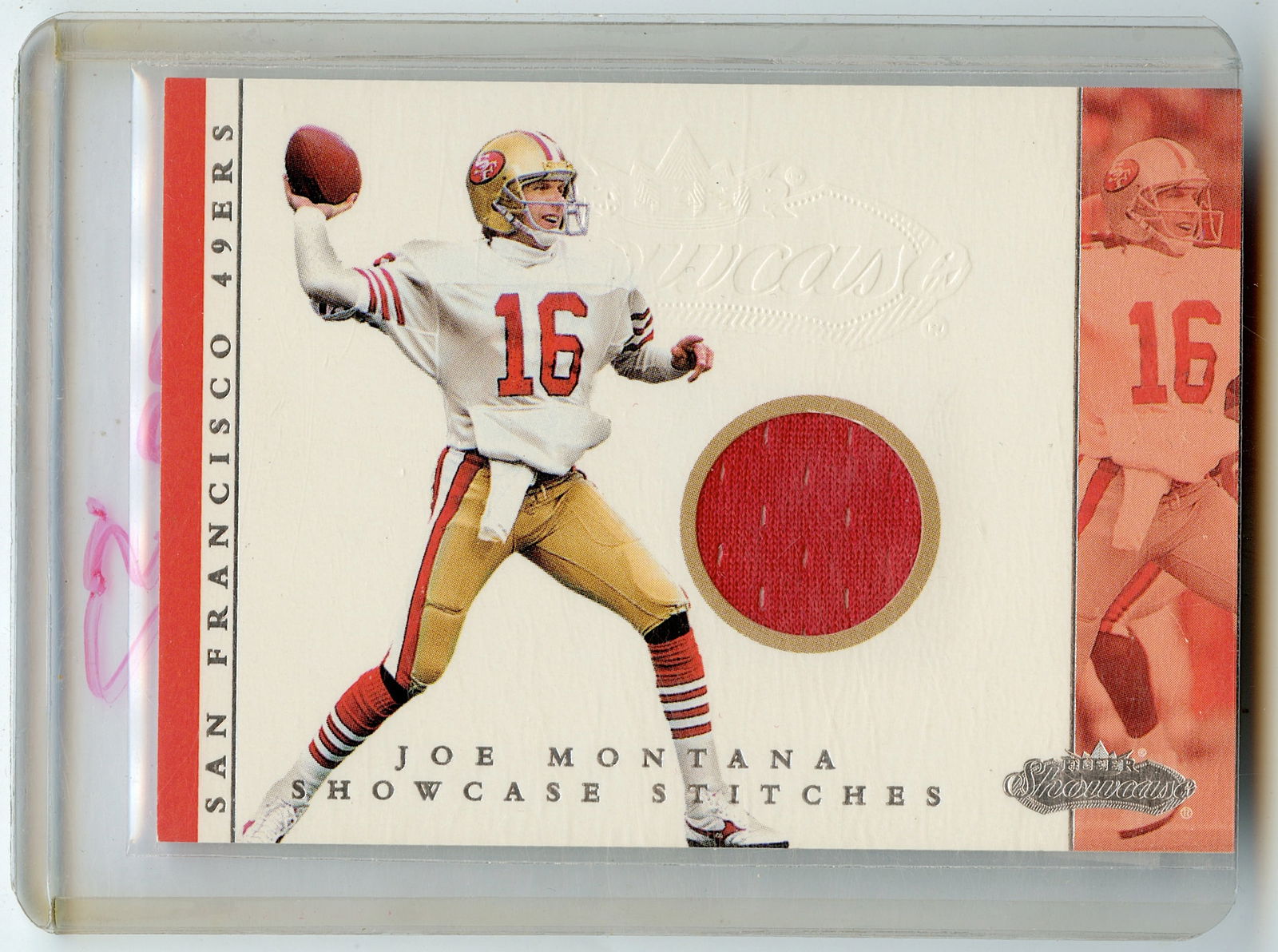 2001 Joe Montana Fleer Game Worn Jersey (1 of 2)