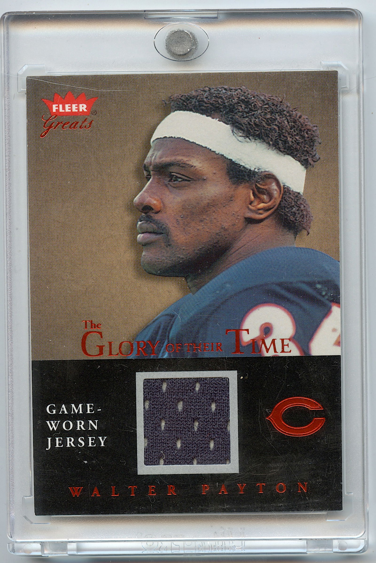 2004 Fleer Greats - The Glory of their Time Jerseys Walter Payton (1 of 2)