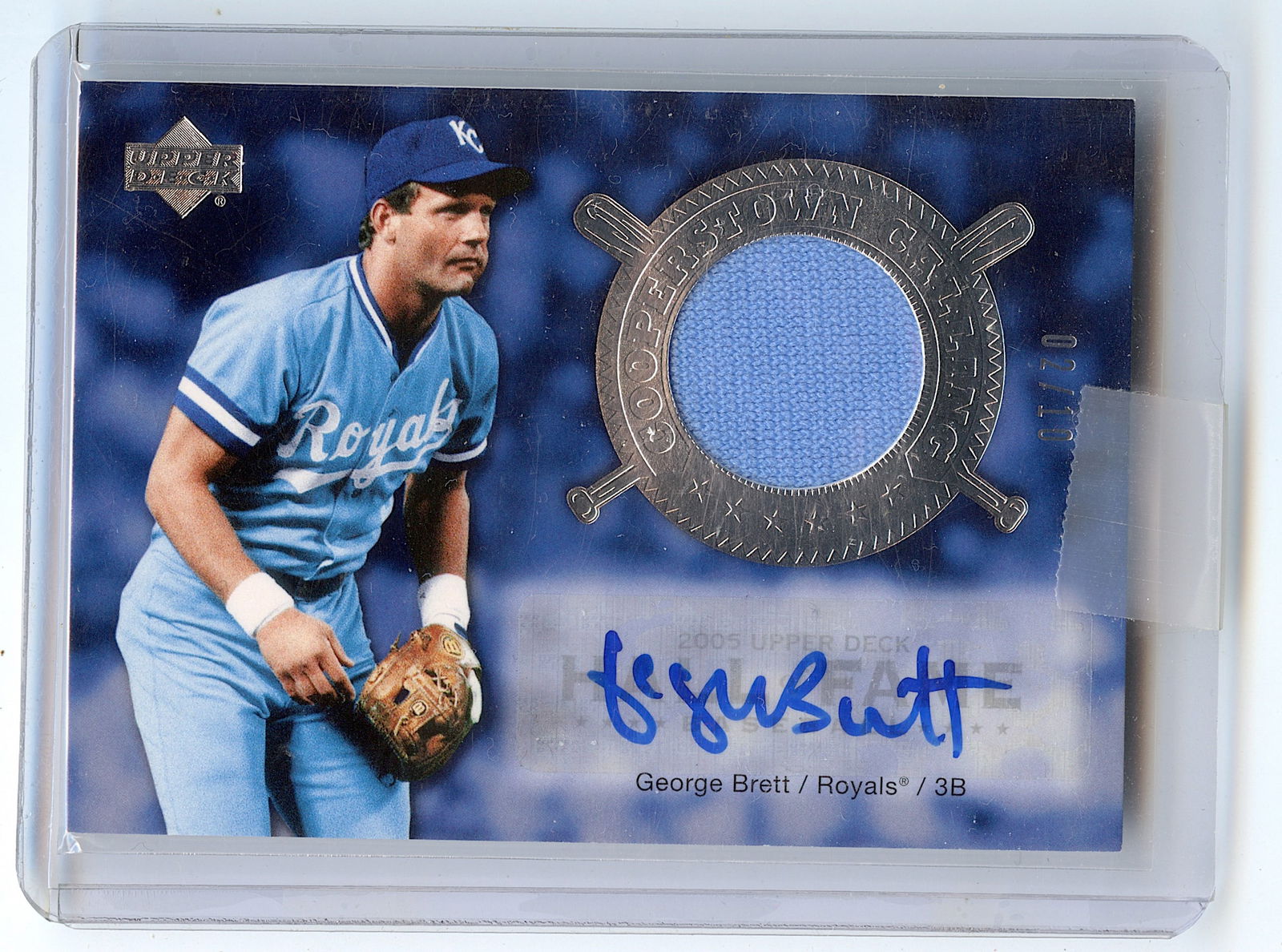 2005 Upper Deck Hall of Fame - Hall Worthy Gold Autographs George Brett: 2005 Upper Deck Hall of Fame - Hall Worthy Gold Autographs #HW-GB3 George Brett /5. We have included quality images to show it's actual condition. This lot is located in Boca Raton, Fl and its shipmen