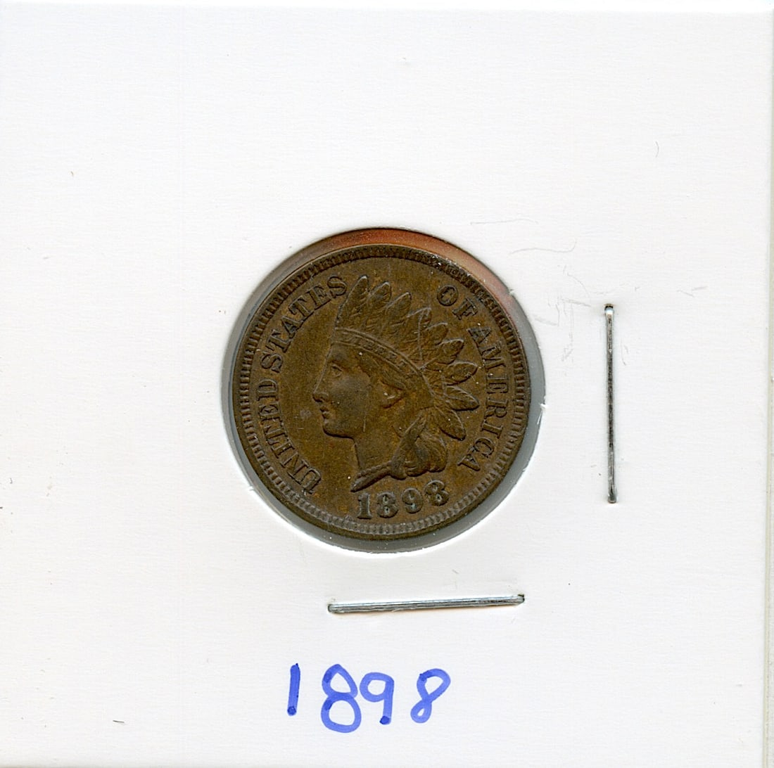 1898 US Coin Indian Head Penny Nickel Collectors (1 of 2)