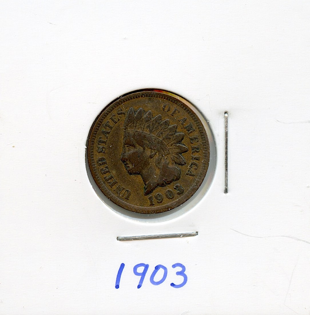 1903 US Coin Indian Head Penny Nickel Collectors (1 of 2)