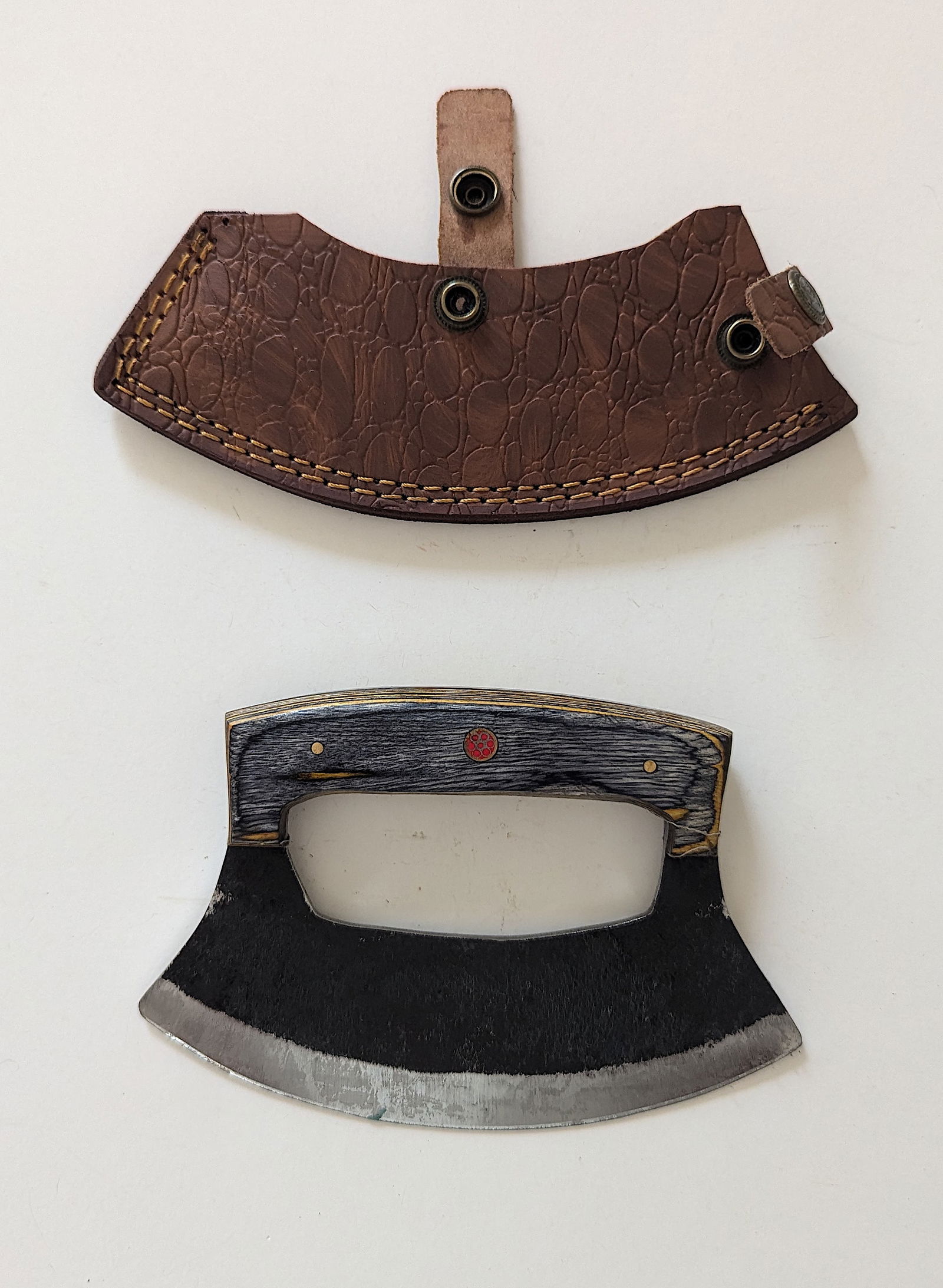 Handcrafted Heirloom  Damaskus Steel Knife  7" Long (1 of 2)