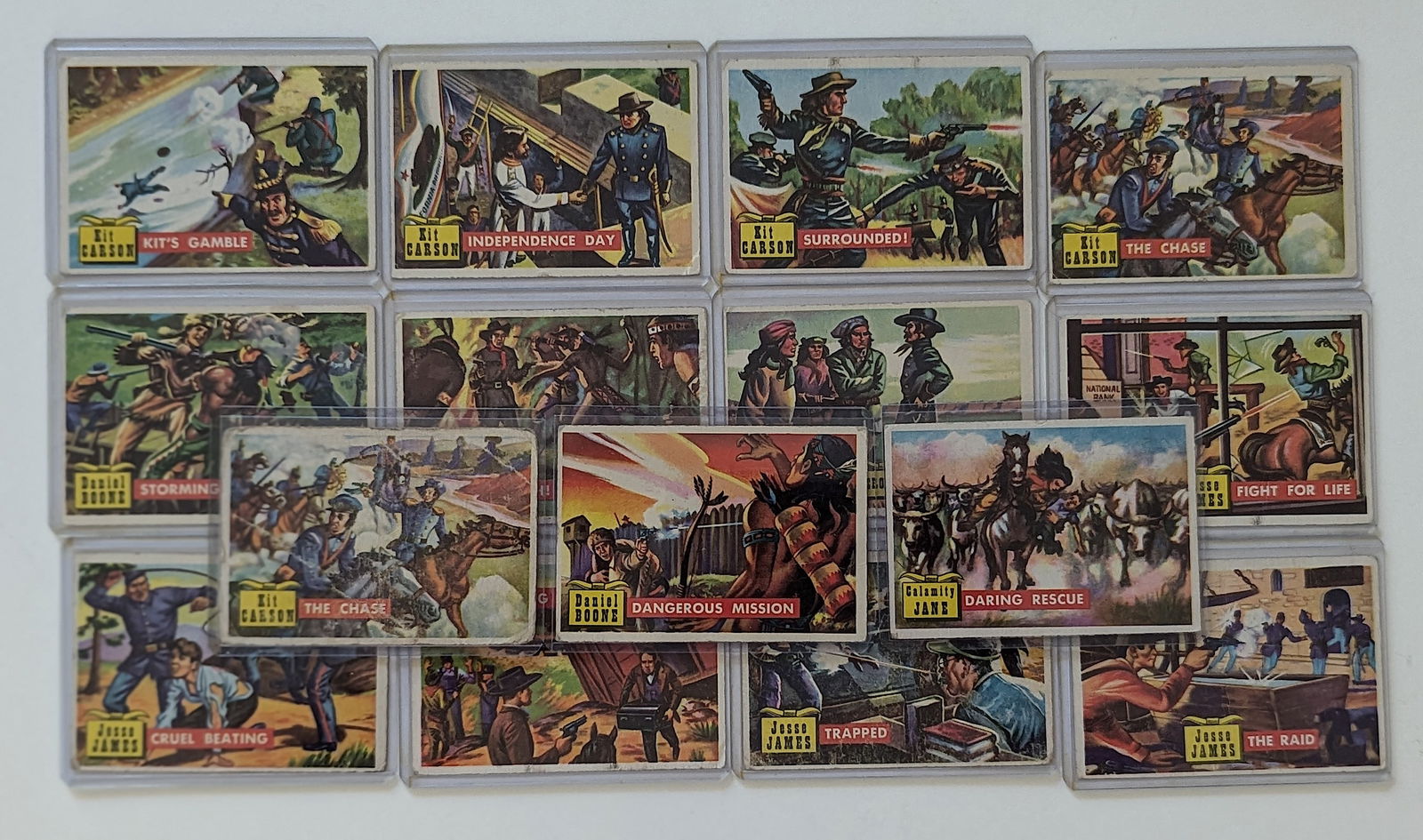 1956 Topps  Roundup Tradecards Set 15 Unds (1 of 2)