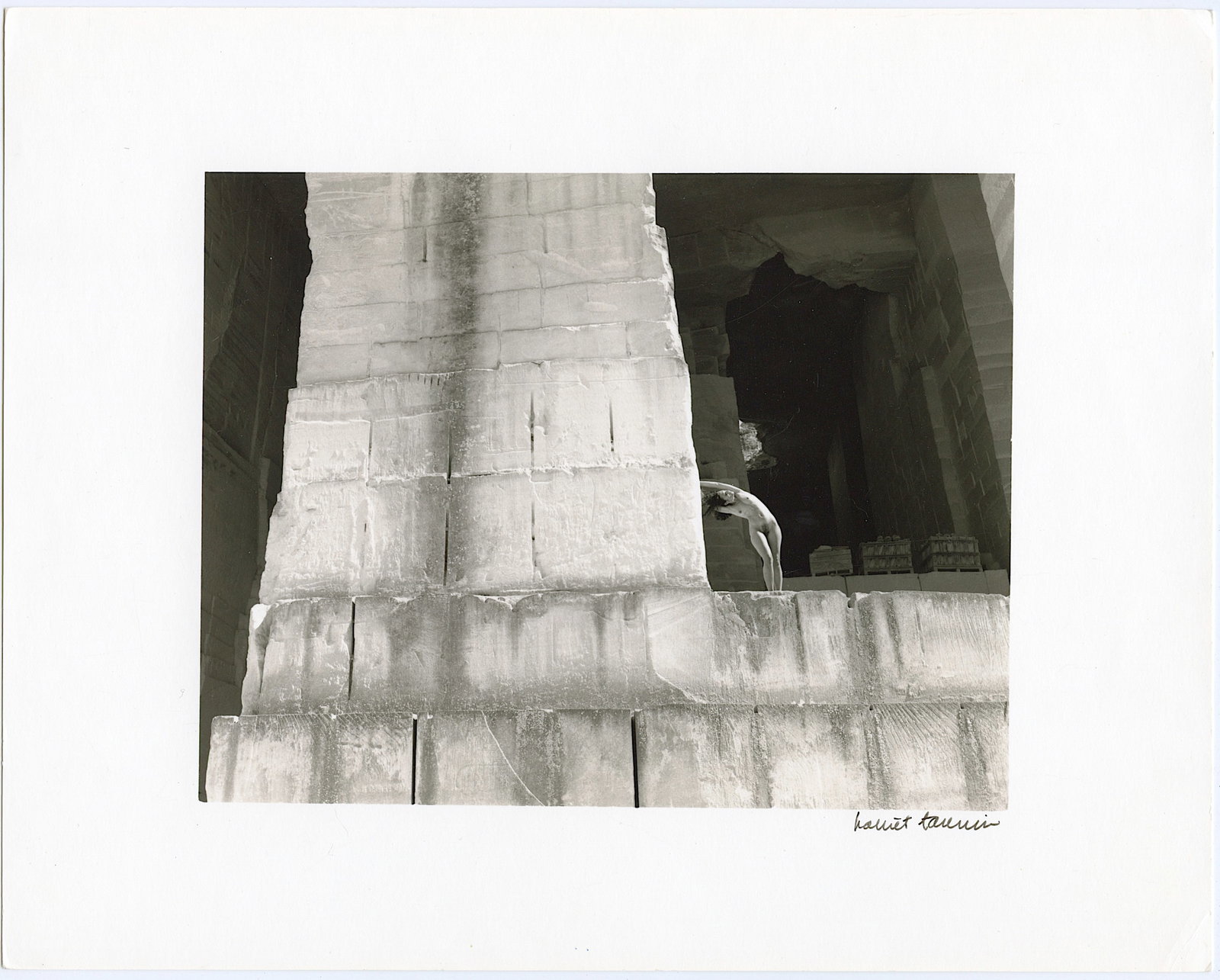 Original Signed Photo HARRIET TANNIN (1929-2009): Harriet Tannin, photographer, painter, sculptor, political activist, writer and lecturer was born April 26, 1929. She is best known for her modernist, pioneer work with woven photography and her non-o