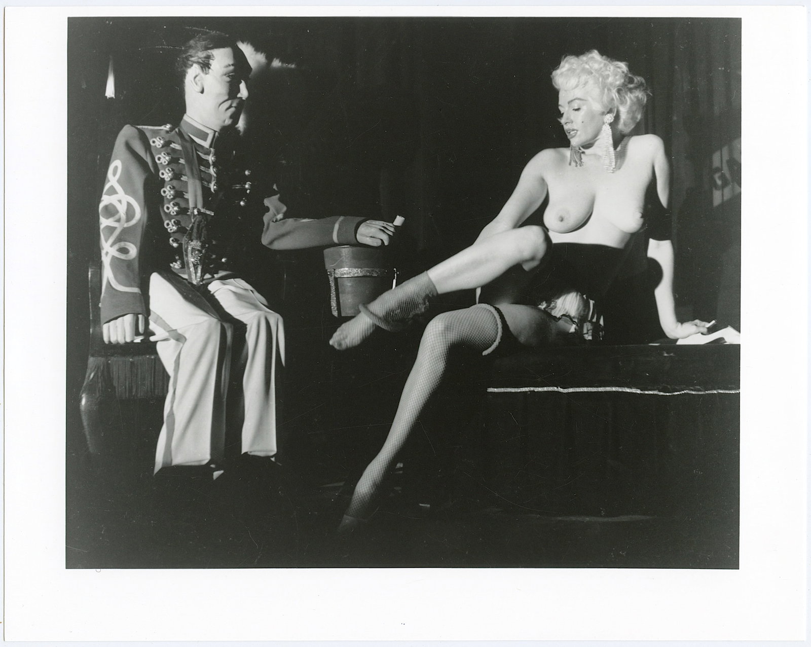 Vintage Photo by BUNNY YEAGER Model DIXIE EVANS: This lot is coming from Bunny Yeager's estate/archives. Linnea Eleanor "Bunny" Yeager (March 13, 1929 - May 24, 2014) was an American photographer and pin-up model. She met Bettie Page in 1954, and to