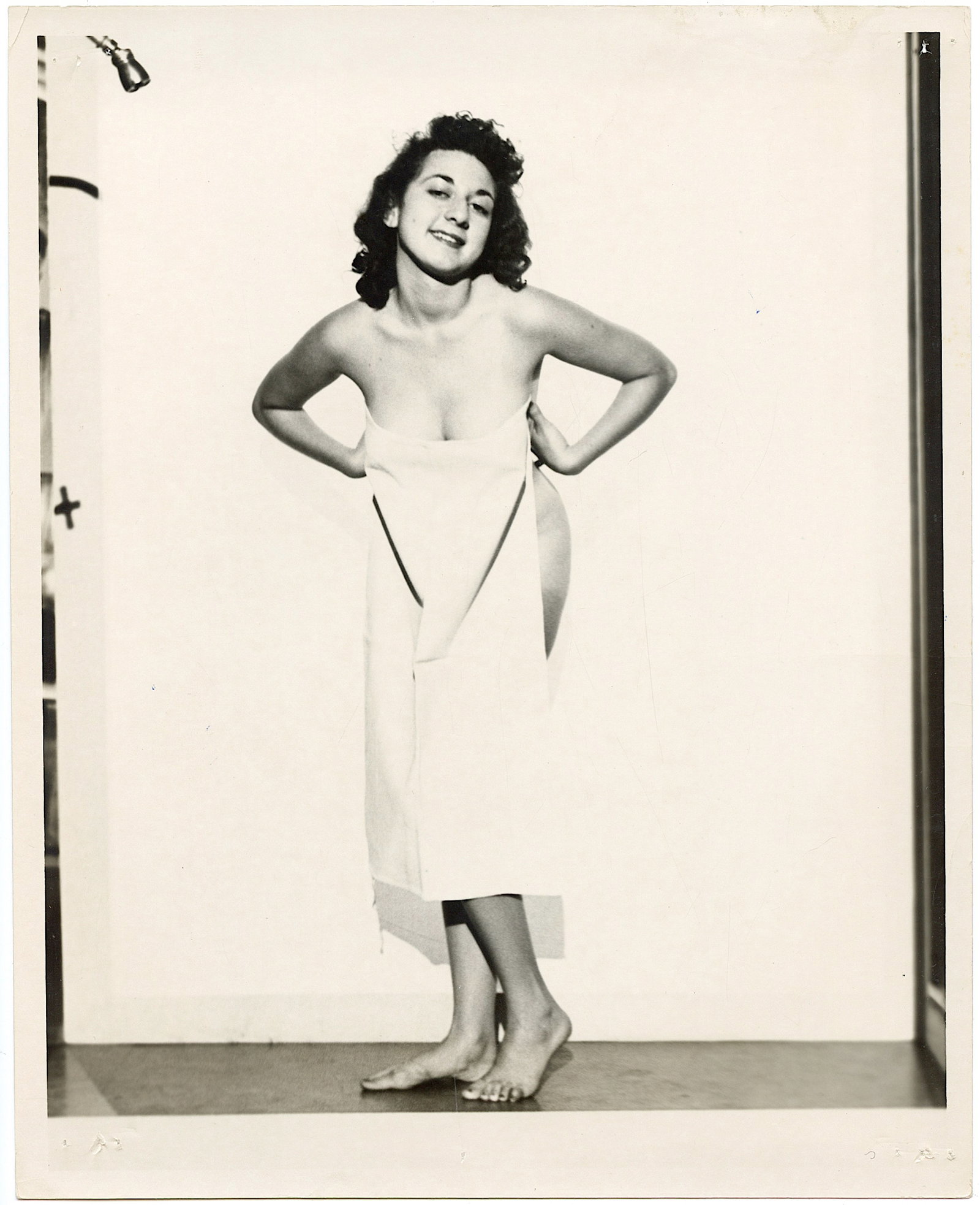 Vintage Photo Pin Up Girl G & S Film Co.: This lot is coming from the estate of a collector in RI. The dimensions are Approx. 10" x 8". We have included a quality scan to show it's actual condition. This lot is located in Boca Raton, Fl and i