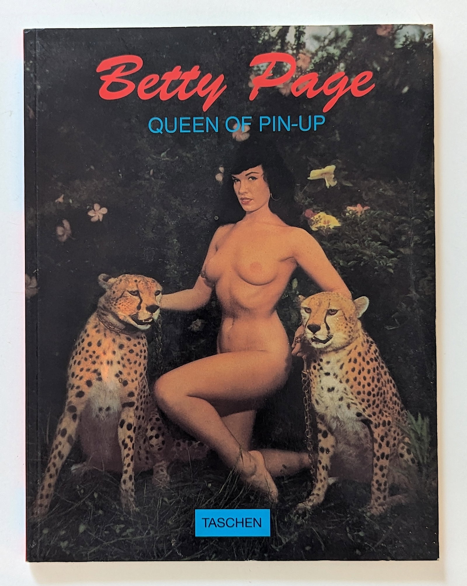 BETTIE PAGE Queen Of Pin-Up by TASCHEN, 1987: This lot is coming from the estate of a collector in RI. We have included a quality scan to show it's actual condition. This lot is located in Boca Raton, Fl and its shipment will be made directly by 