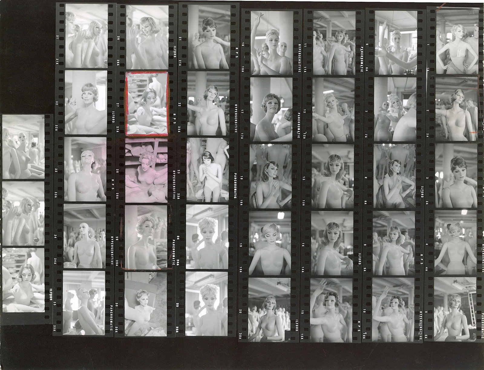 Original Photography by HERB FLATOW Serie Mannequins, 1918: This lot is coming from the estate of a collector in RI. We have included a quality scan to show it's actual condition. The dimensions are Approx. 10" x 8" (some variances can occur). This lot is loca