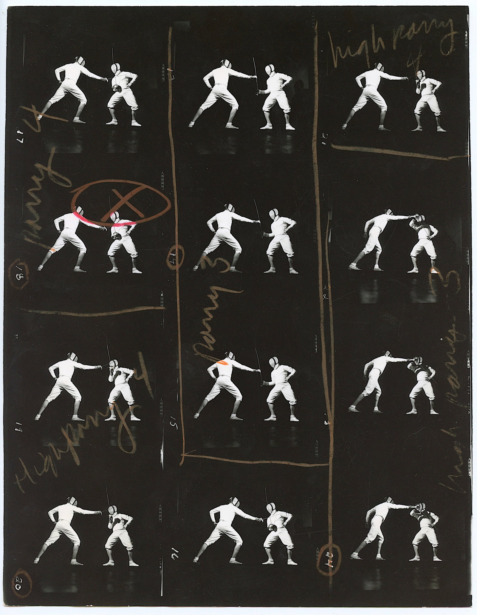 Original Photography by HERB FLATOW Serie Foil Fencing, Contact: This lot is coming from the estate of a collector in RI. We have included a quality scan to show it's actual condition. The dimensions are Approx. 10" x 8" (some variances can occur). This lot is loca