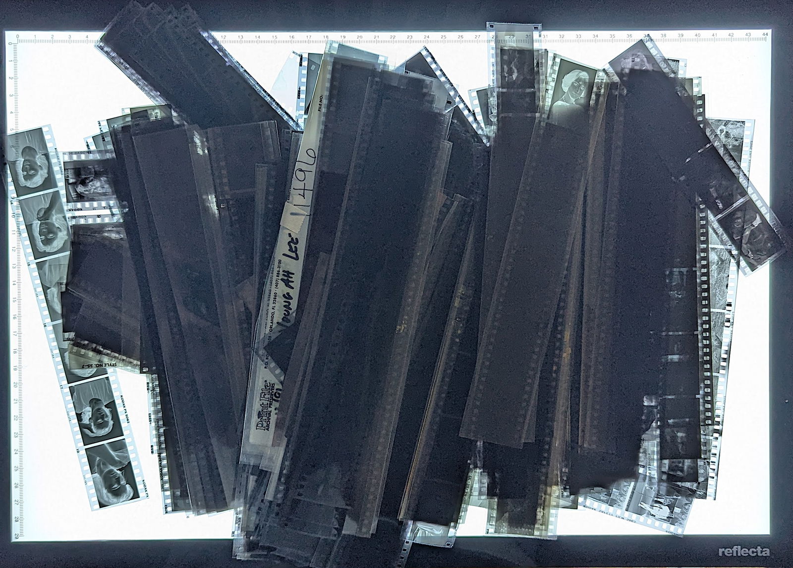 Vintage Large Group Professional Photo Negatives Fashion Female (1 of 6)