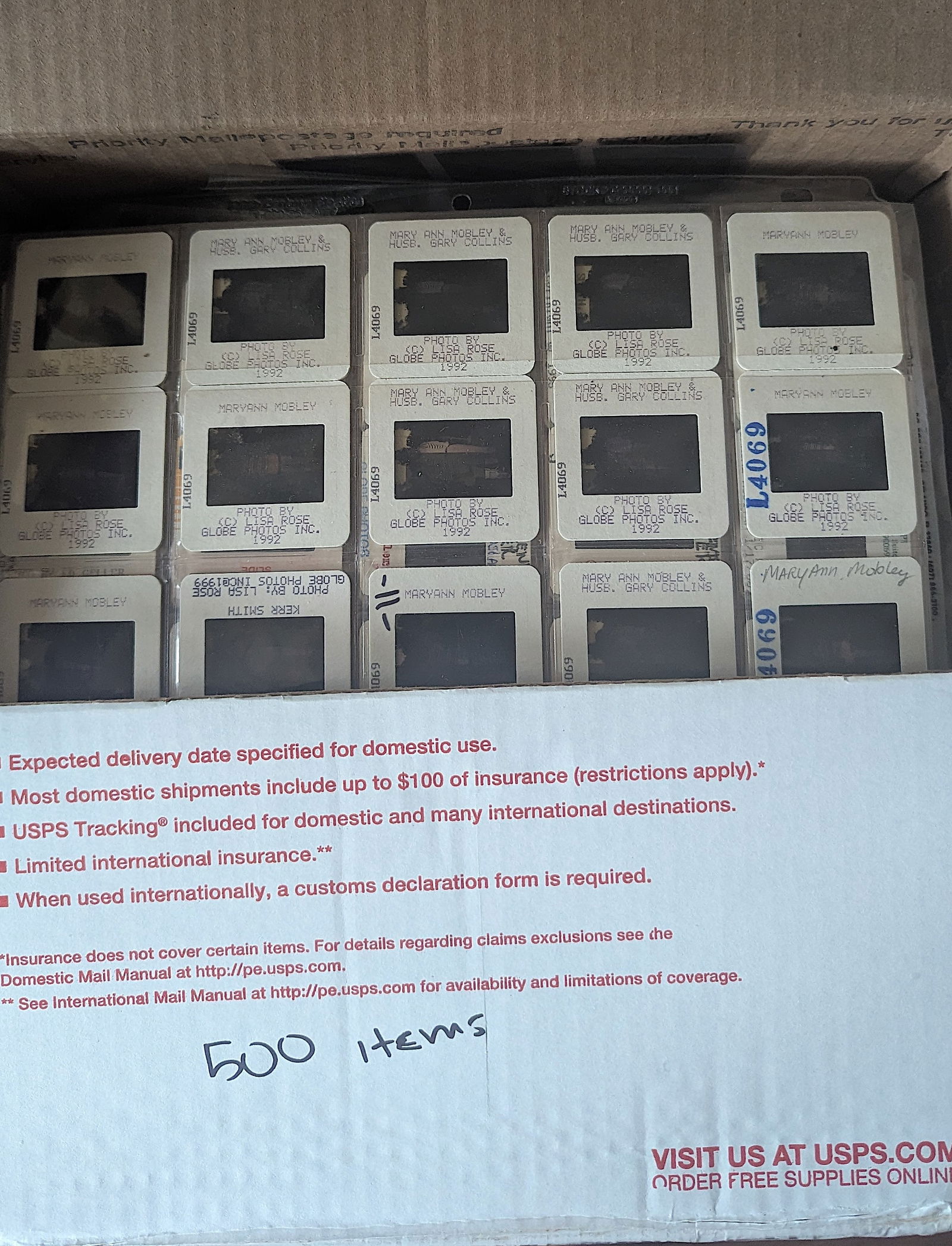 Flat Large USPS Box Photography Many Positives, Negatives, Incl. Pin-Up (1 of 17)