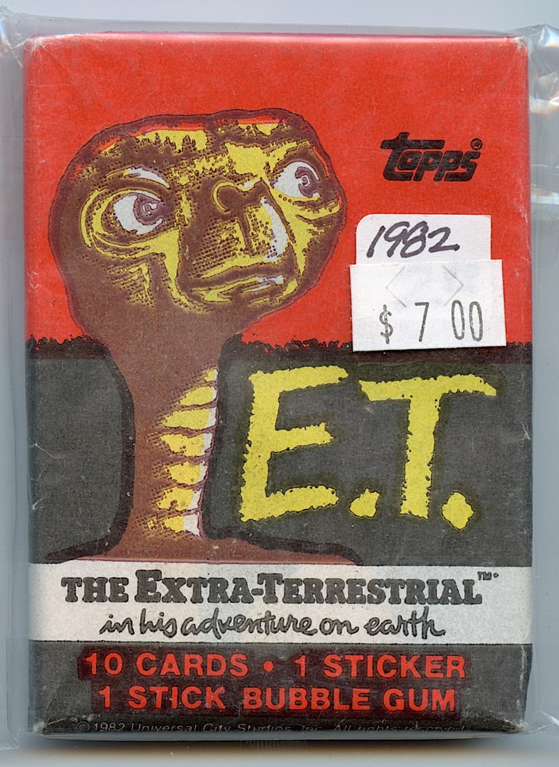 TOPPS Unopened Wax Pack E. T. 2018 (1 of 2)
