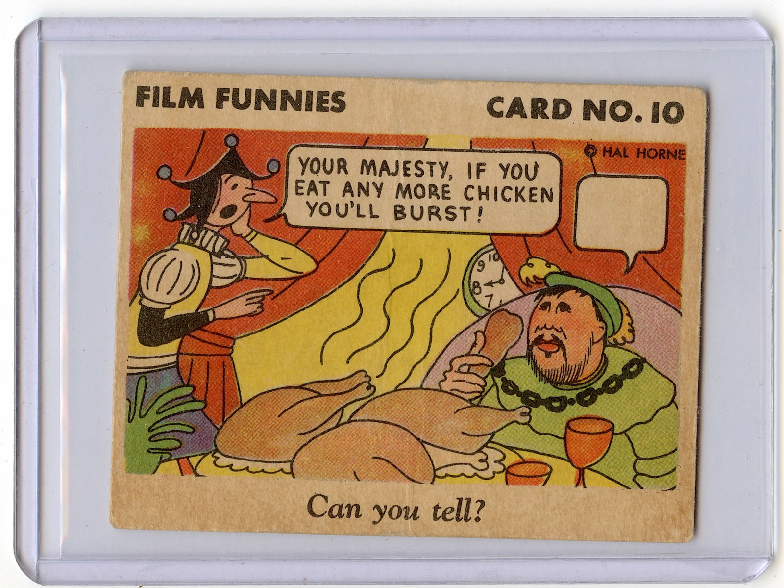 1935 Rare Card FILM FUNNIES Can You Tell? #10: The provenance of this lot is from a quality collector in LA, California. We have included a quality scan to show it's actual condition.. This lot is located in Boca Raton, Fl and its shipment will be