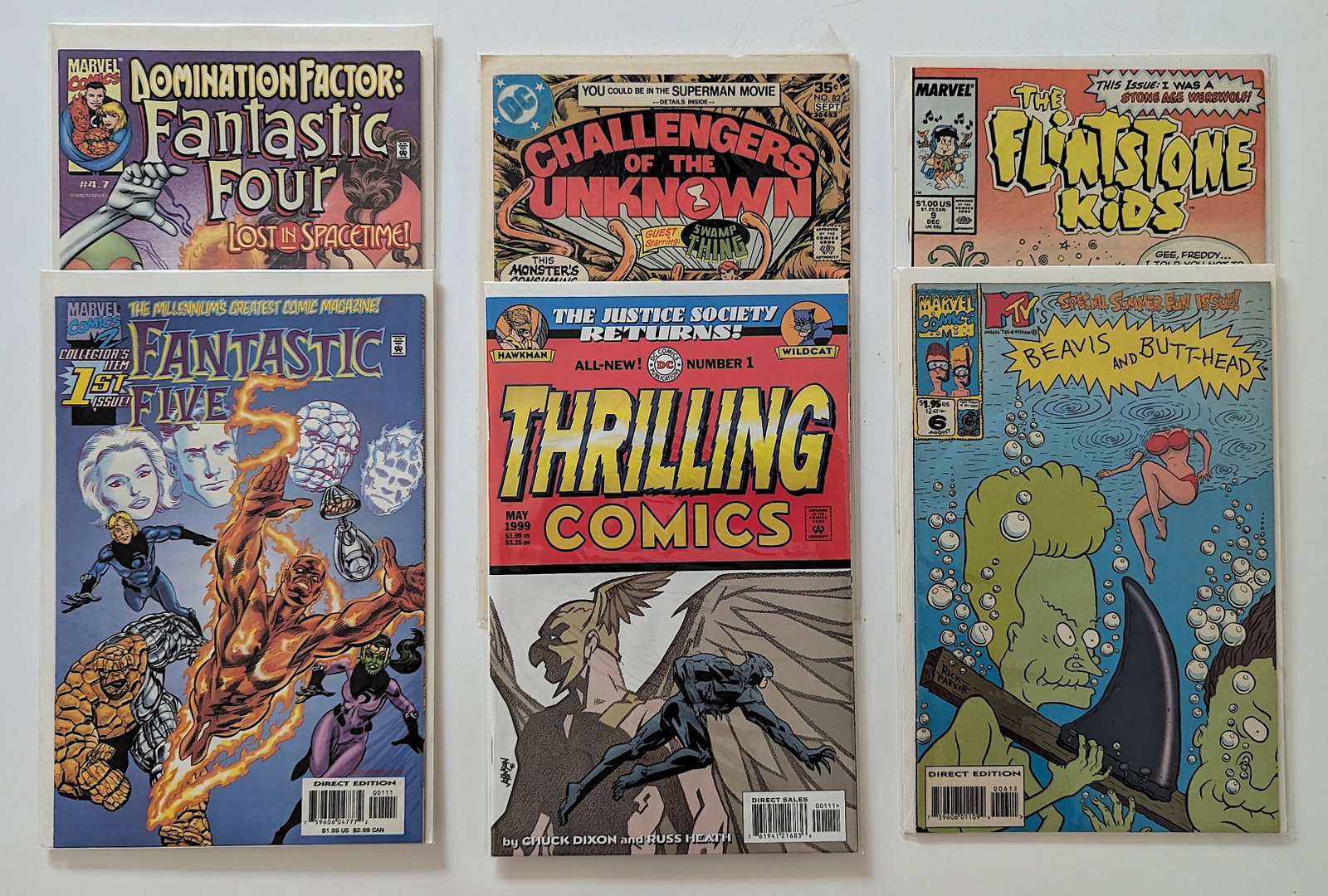 Vintage Set 6 Comic Books Collectors Opportunity: The provenance of this lot is from a quality collector in PB, Florida. These comic books were carefully protected by the last owner. They are in it's original condition as receceived. We have included