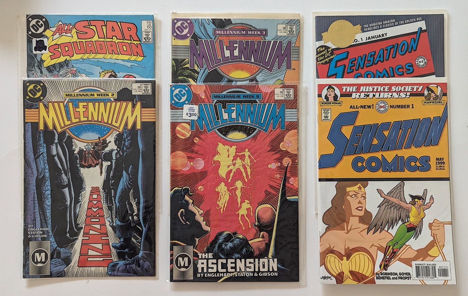 Vintage Set 6 Comic Books Collectors Opportunity: The provenance of this lot is from a quality collector in PB, Florida. These comic books were carefully protected by the last owner. They are in it's original condition as receceived. We have included