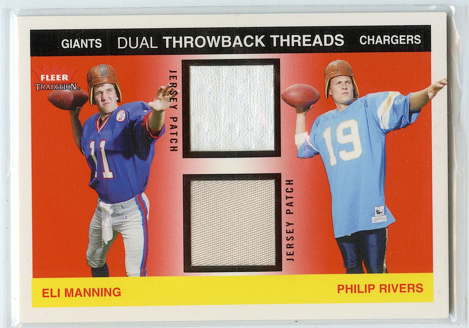 2004 Fleer - Rookie Dual  Threads Jersey #TTD-EM/PR Manning / Rivers 20/75 (1 of 2)