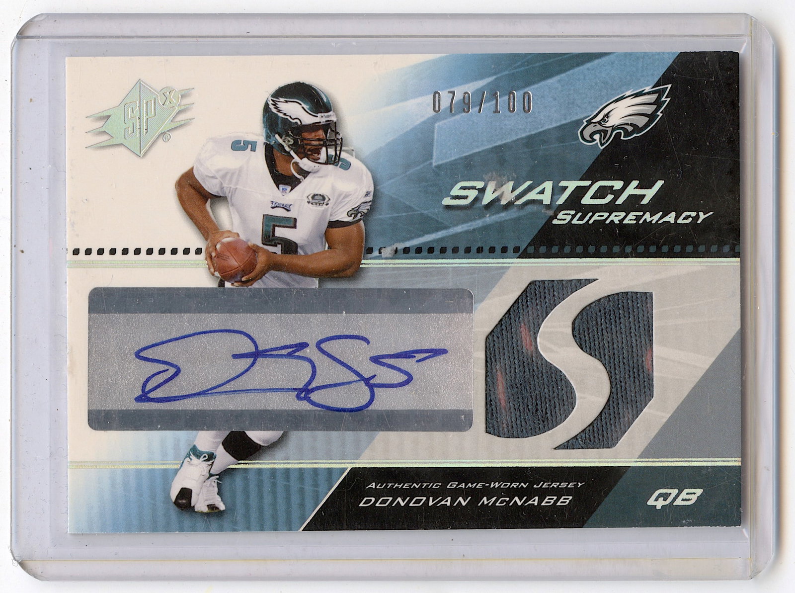 2004 Donovan McNabb Autograph Upper Deck #SWA-DO  79/100 (1 of 2)