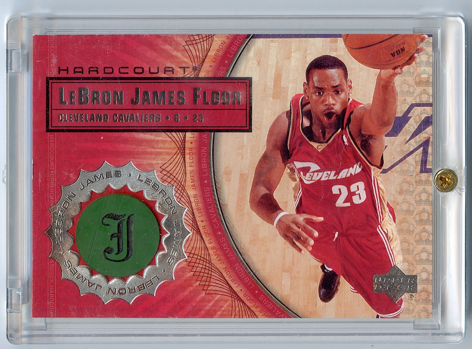2003 LEBRON JAMES Piece Floor Upper Deck #LB7 Basketball (1 of 2)