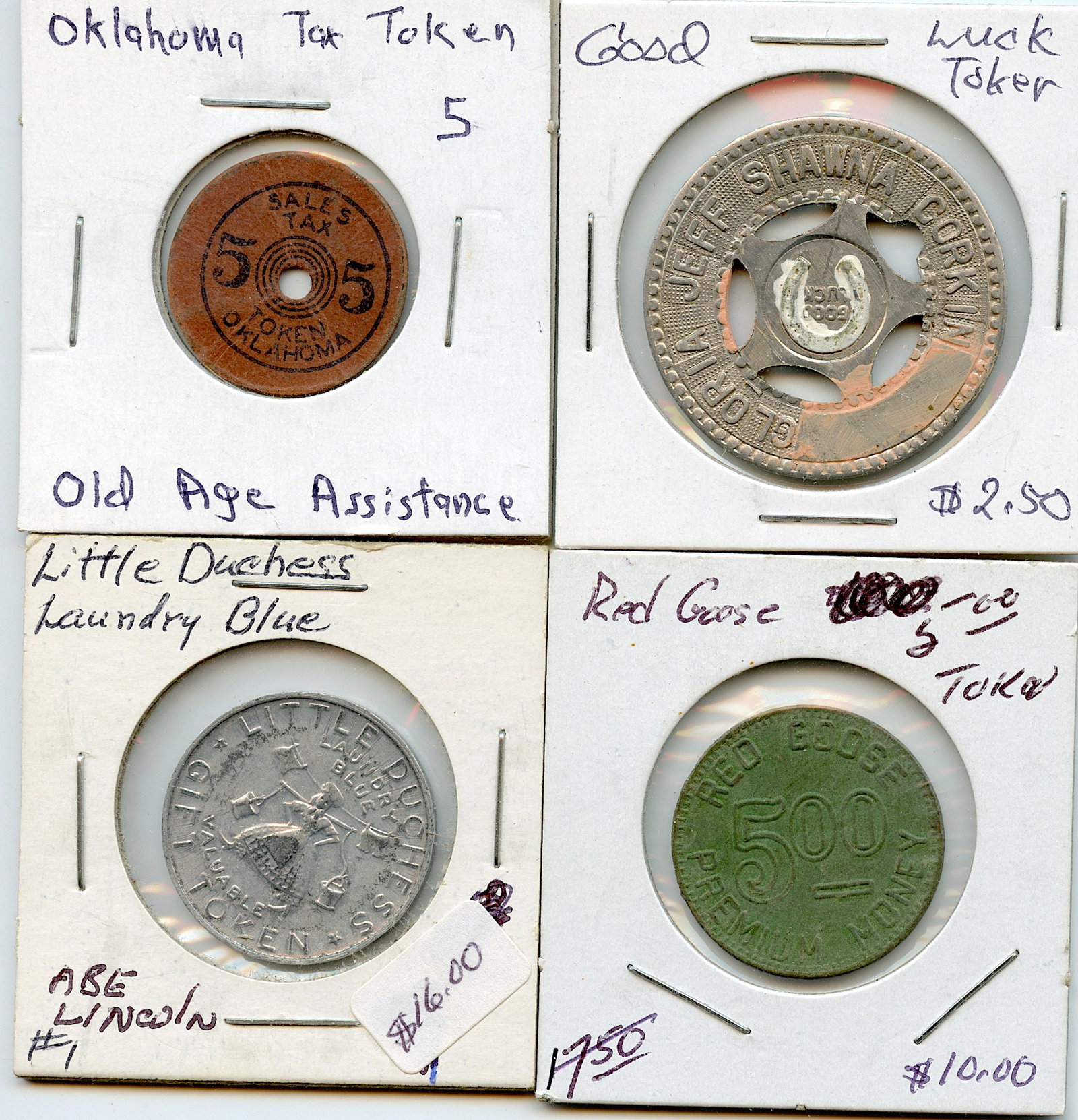 Vintage Set 4 Scarce Medal / Coin / Token Collectors Opportunity: The provenance of this lot is from a quality collector in LA, California. We have included a quality scan to show it's actual condition. We have included quality scans to show it's actual condition. T