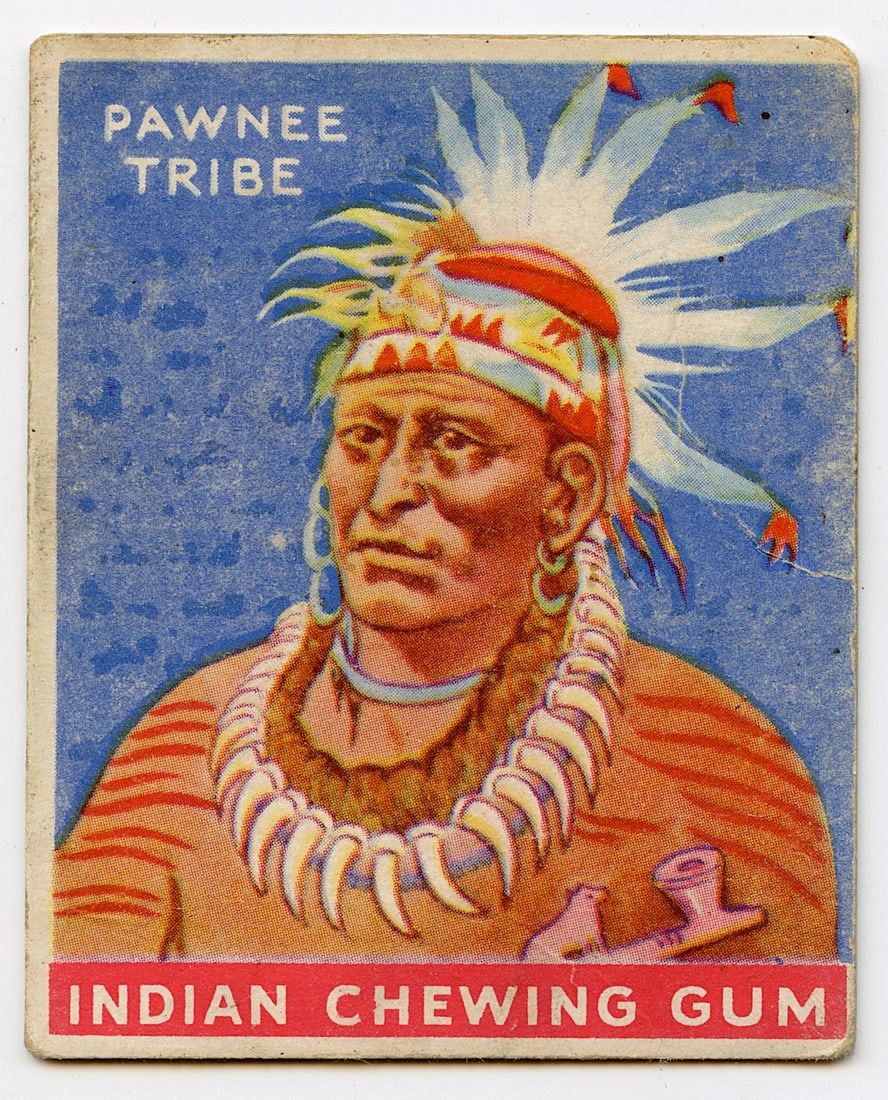 1933 Goudey Indian Gum Card No. 4: The provenance of this lot is from a quality collector in Palm Beach. We have included quality scans to show it's actual condition. This lot is located in Boca Raton, Fl and its shipment will be made 