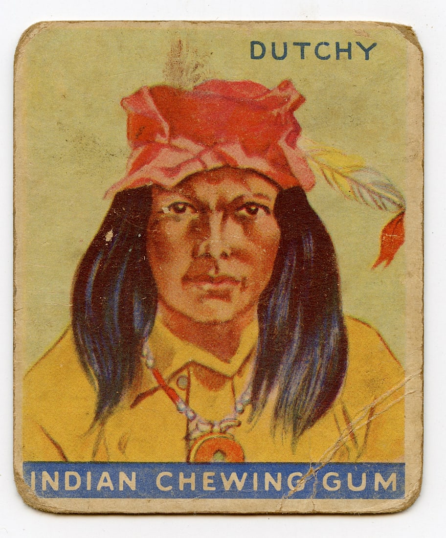 1933 Goudey Indian Gum #40 Dutchy: The provenance of this lot is from a quality collector in Palm Beach. We have included quality scans to show it's actual condition. This lot is located in Boca Raton, Fl and its shipment will be made 
