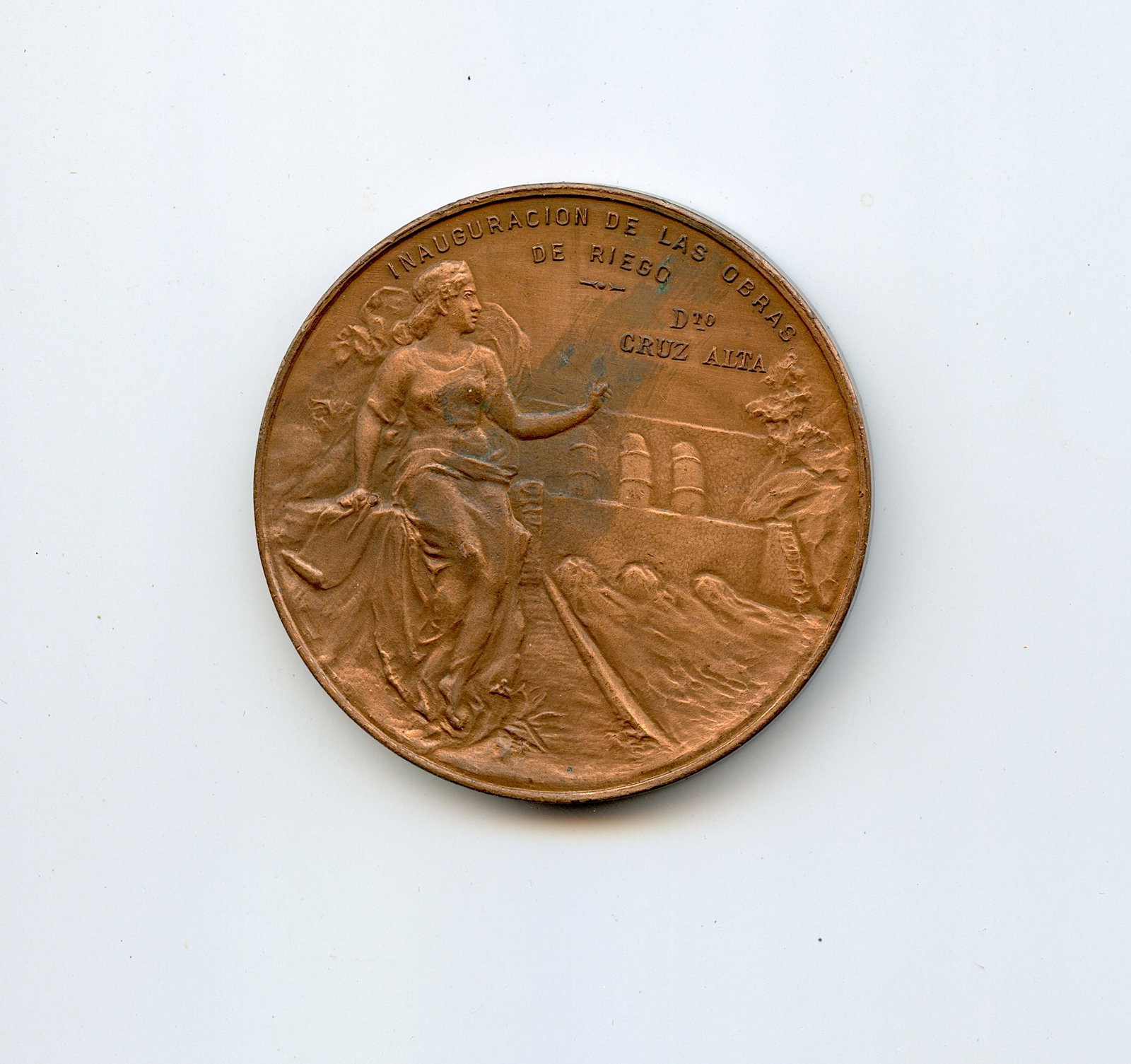 Antique Rare Original Medallion GOTTUZZO: Provenance from a deceased collector in South Florida. We have included quality images to show it's actual condition. Diameter Approx. 2". Weight 2.2oz. This lot is located in Boca Raton, Fl and its s