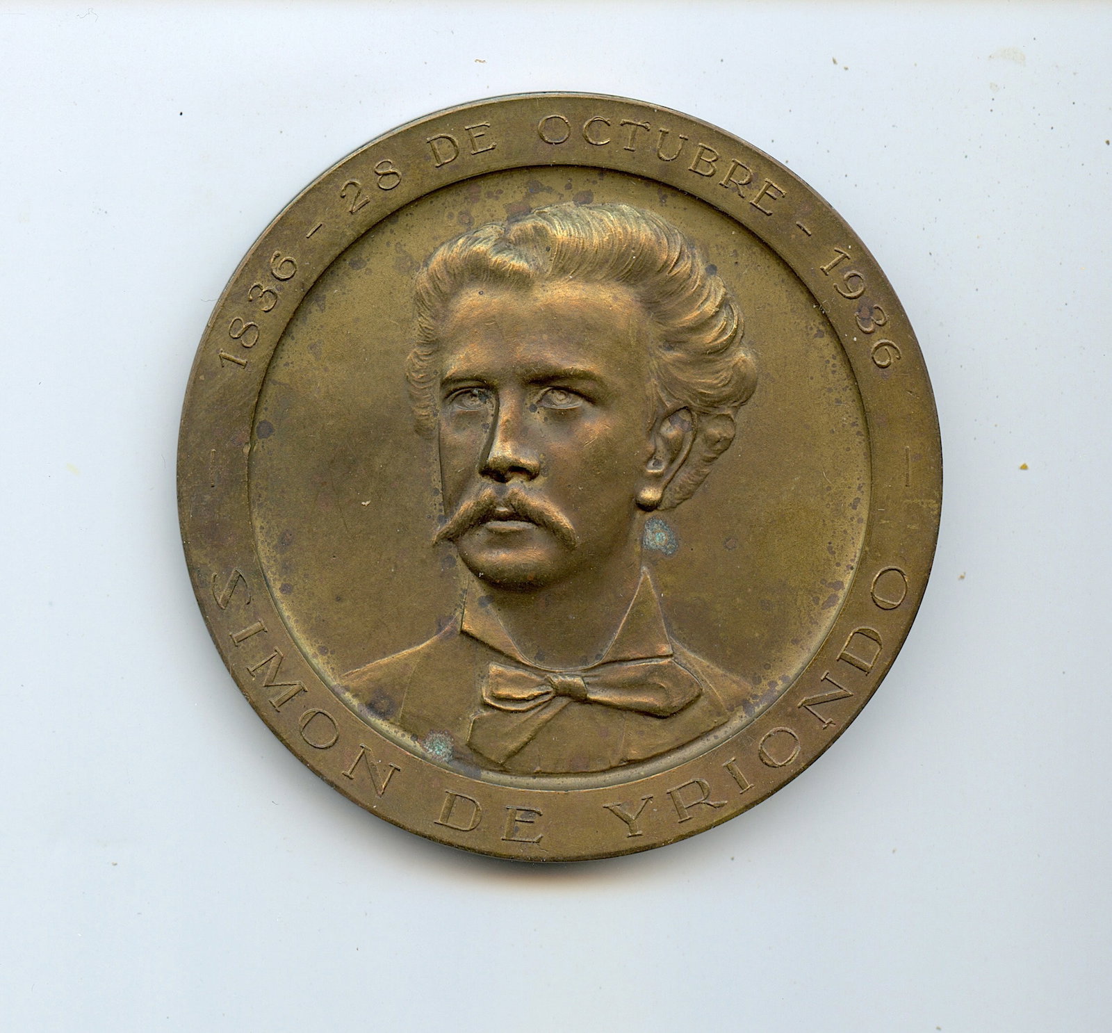 Antique Rare Original Medallion GOTTUZZO y PIANA: Provenance from a deceased collector in South Florida. We have included quality images to show it's actual condition. Diameter Approx. 2.5". Weight 3.7oz. This lot is located in Boca Raton, Fl and its