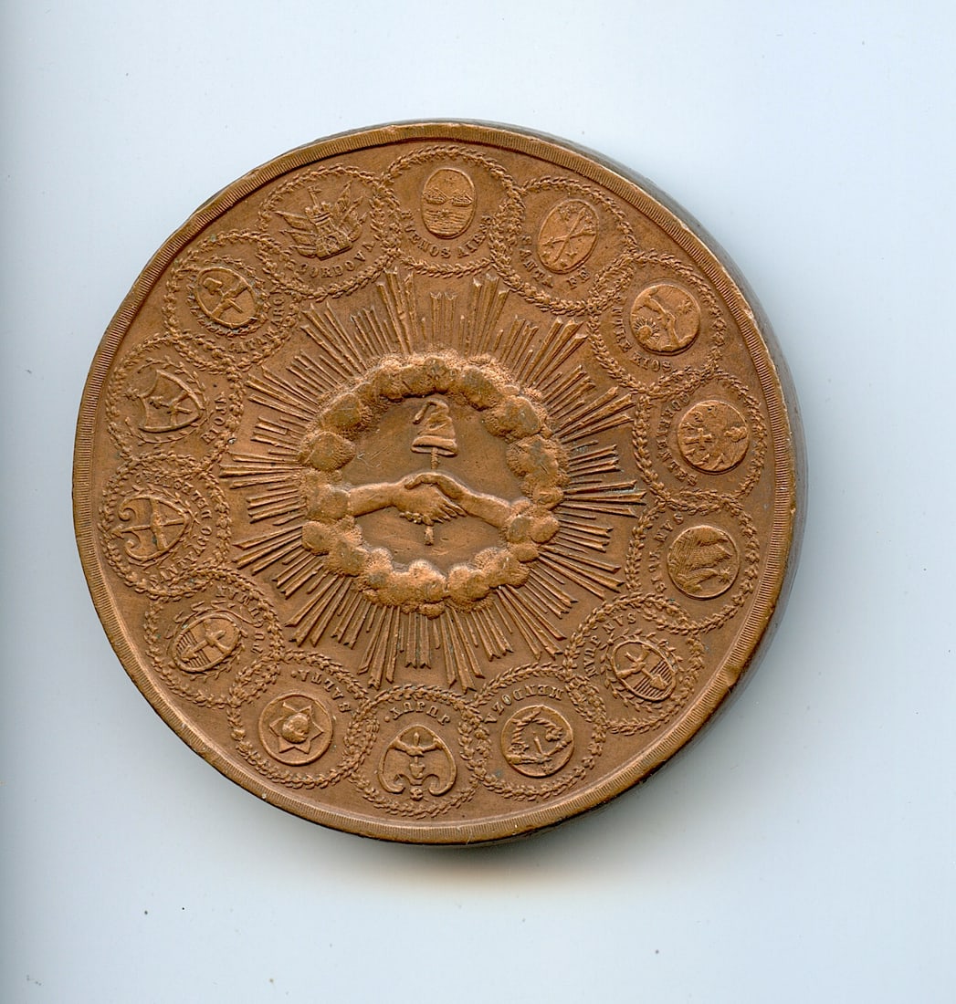 Antique Rare Original Medallion PABLO CATALDI GRABO: Provenance from a deceased collector in South Florida. We have included quality images to show it's actual condition. Diameter Approx. 2.25". Weight 3.3oz. This lot is located in Boca Raton, Fl and it