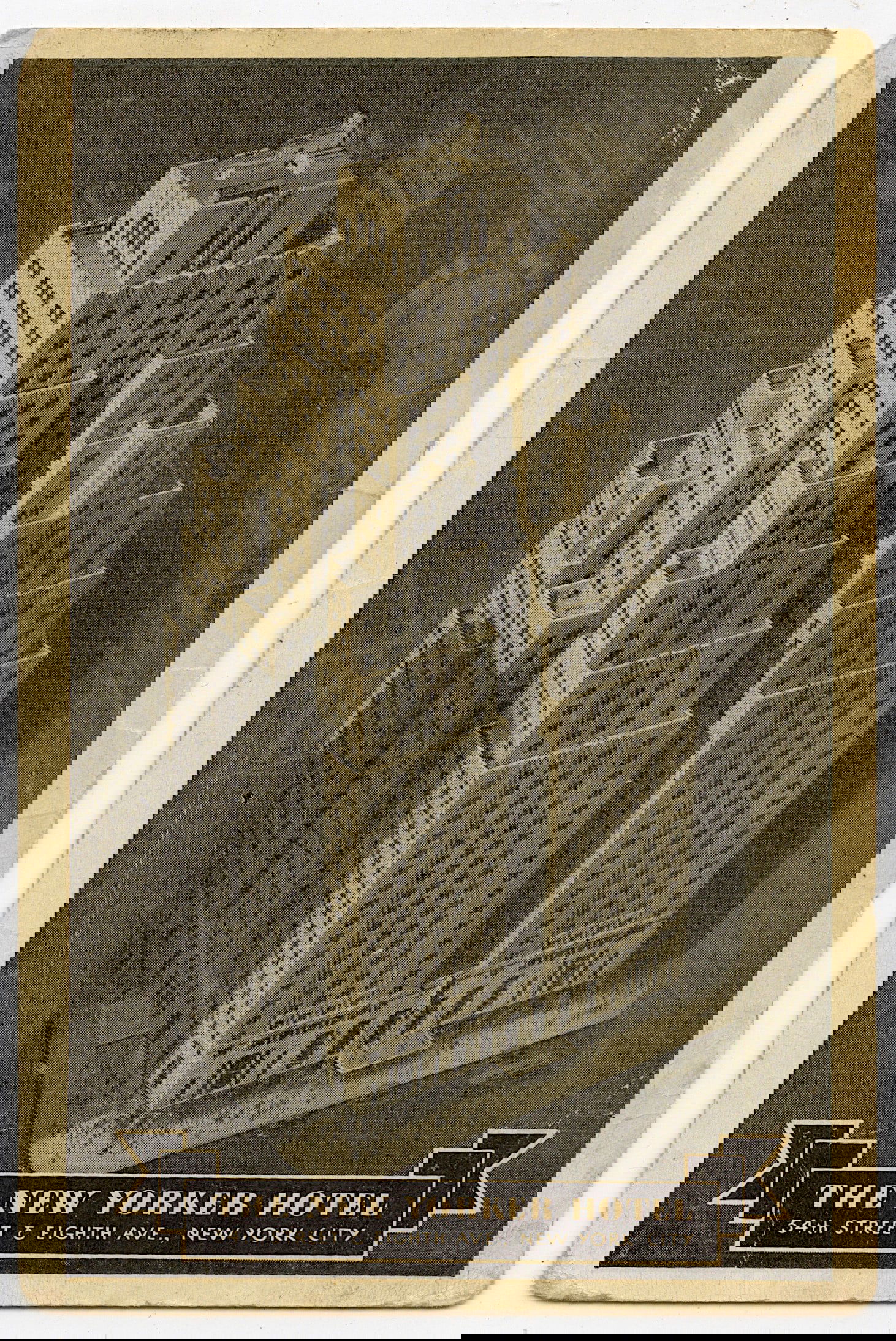 Vintage Ephemera Original Postcard Collectors New York: Provenance from a deceased collector in South Florida. We have included quality images to show it's actual condition. The dimensions are Approx. 3.5" x 5.5". This lot is located in Boca Raton, Fl and