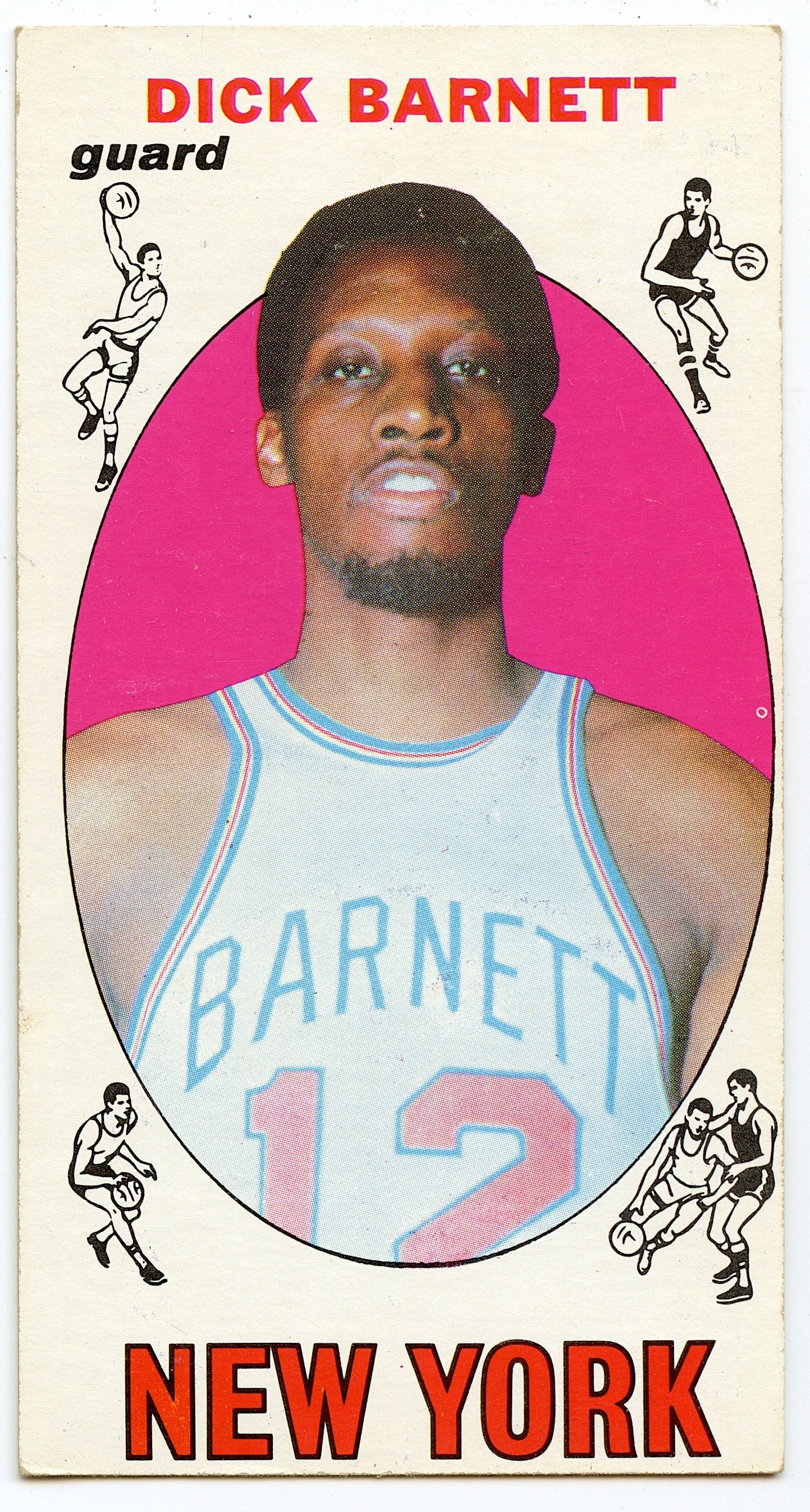 1969 Topps Basketball Card #18 DICK BARNETT: Provenance from a PBC Collector. We have included quality scans to show it's actual condition. This lot is located in Boca Raton, Fl and its shipment will be made directly by Artelisted. Shipping insu