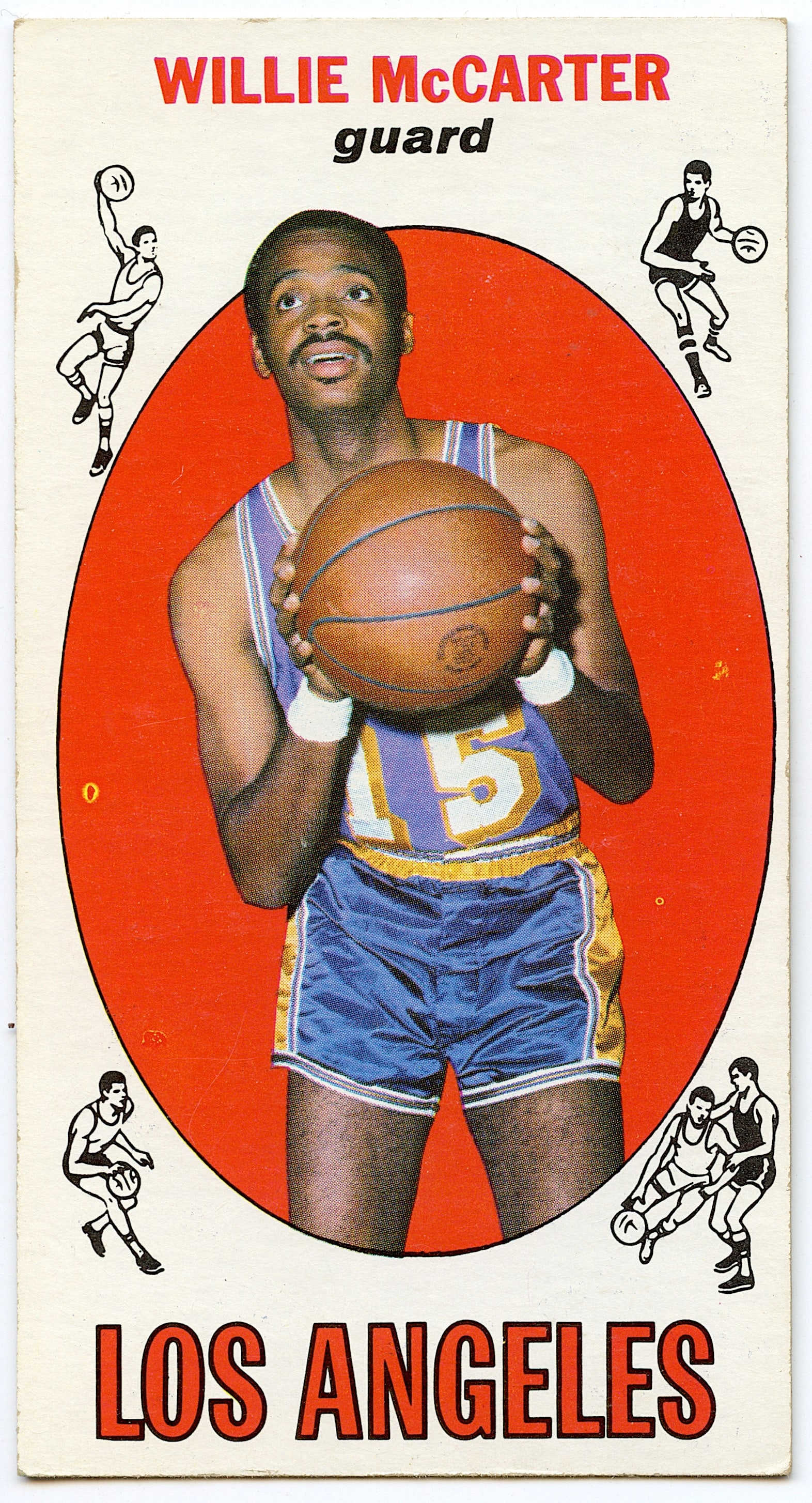 1969 Topps Basketball Card #63 WILLIE McCARTER: Provenance from a PBC Collector. We have included quality scans to show it's actual condition. This lot is located in Boca Raton, Fl and its shipment will be made directly by Artelisted. Shipping insu