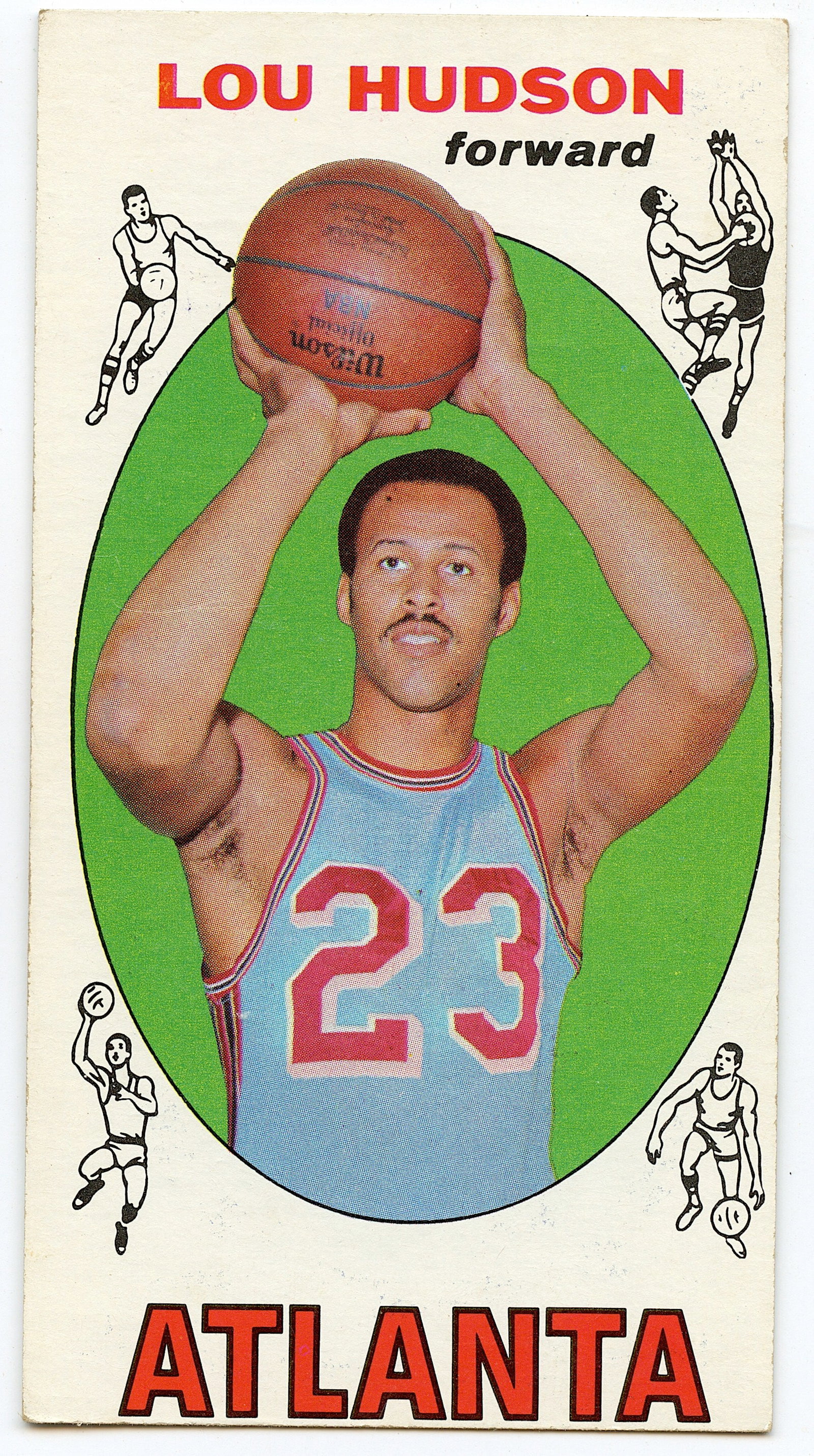 1969 Topps Basketball Card #65 LOU HUDSON: Provenance from a PBC Collector. We have included quality scans to show it's actual condition. This lot is located in Boca Raton, Fl and its shipment will be made directly by Artelisted. Shipping insu