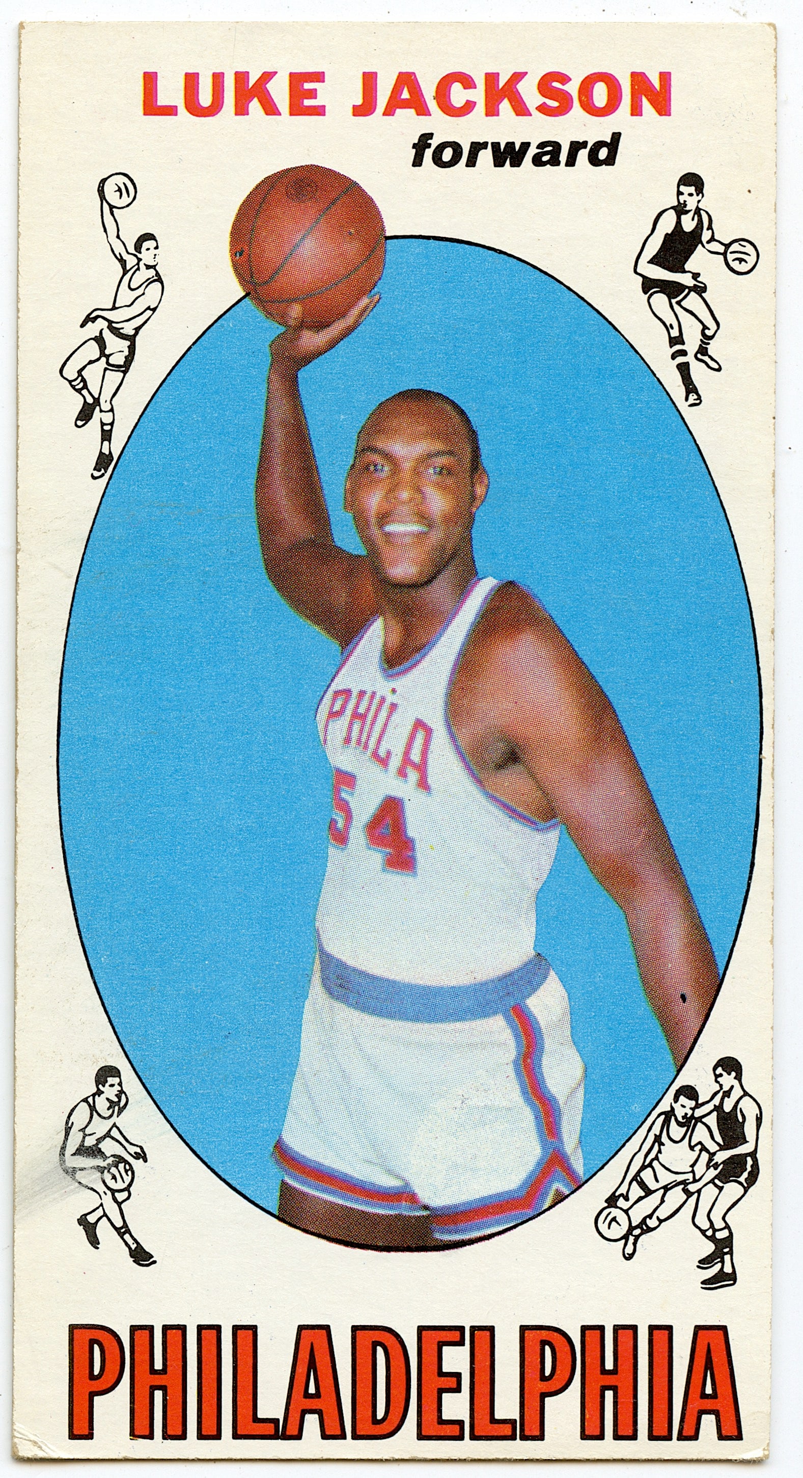 1969 Topps Basketball Card #67 LUKE JACKSON: Provenance from a PBC Collector. We have included quality scans to show it's actual condition. This lot is located in Boca Raton, Fl and its shipment will be made directly by Artelisted. Shipping insu
