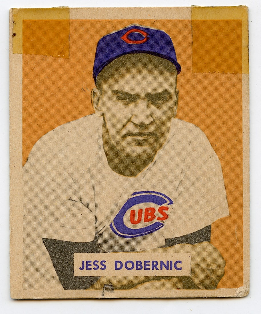 1949 Bowman #200 Jess Dobernic Chicago Cubs (1 of 2)