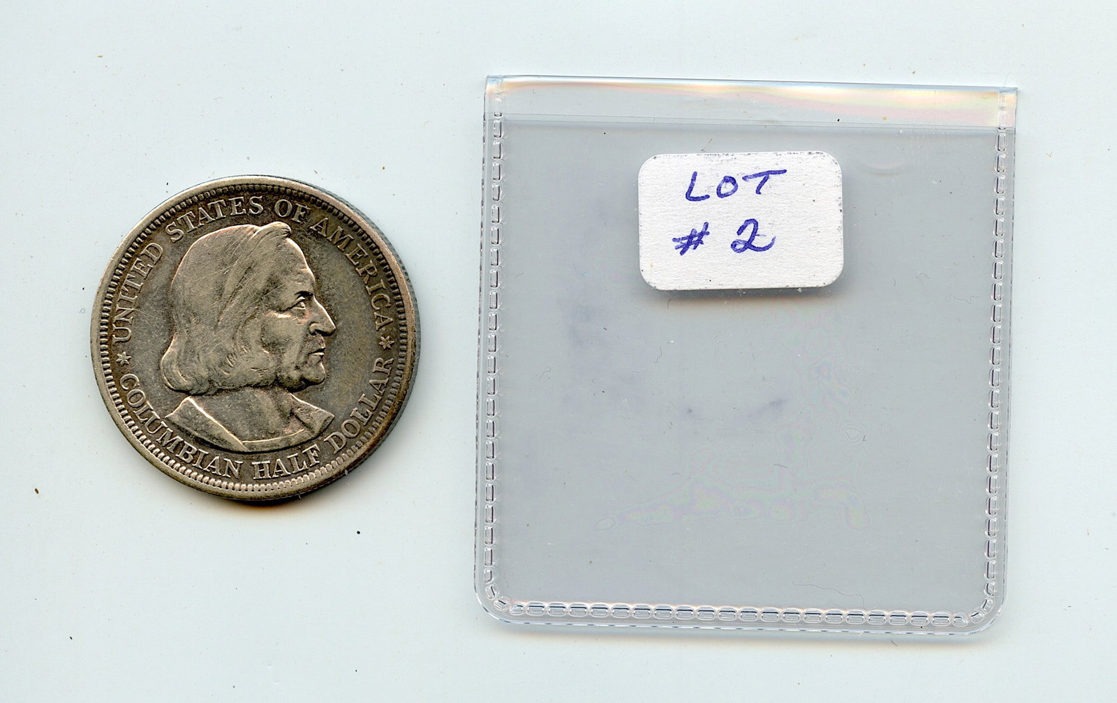 1893 World's Columbian Expo Comm. Half Dollar Coin: The provenance of this lot is from a quality collector in Longview, Texas. Please see all the included images to read all related information. We have included quality scans to show it's actual condit