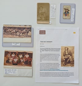 Wild West Show Group (4 Items) Buffalo Bill, Cowboy 1880s, to 1920s