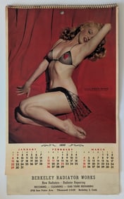 MARILYN MONROE 1956 Original PIN-UP Calendar 4 Lithos
