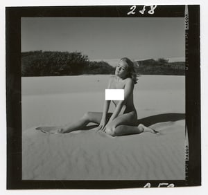 ANDRÉ DE DIENES Vintage Photo 1950s-1960s Nude Study
