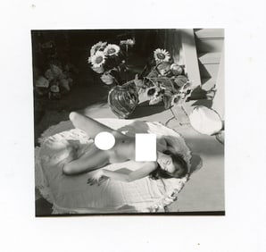 ANDRÉ DE DIENES Vintage Photo 1950s-1960s Nude Study