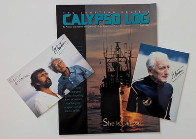 Vintage Scarce Ephemera CALYPSO LOG - JACQUES  COUSTEAU