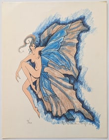 MICHELE TUYES Signed Stone Lithograph Limited Ed. Art Deco