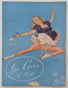 Vintage 1950 Ice Cycles Program