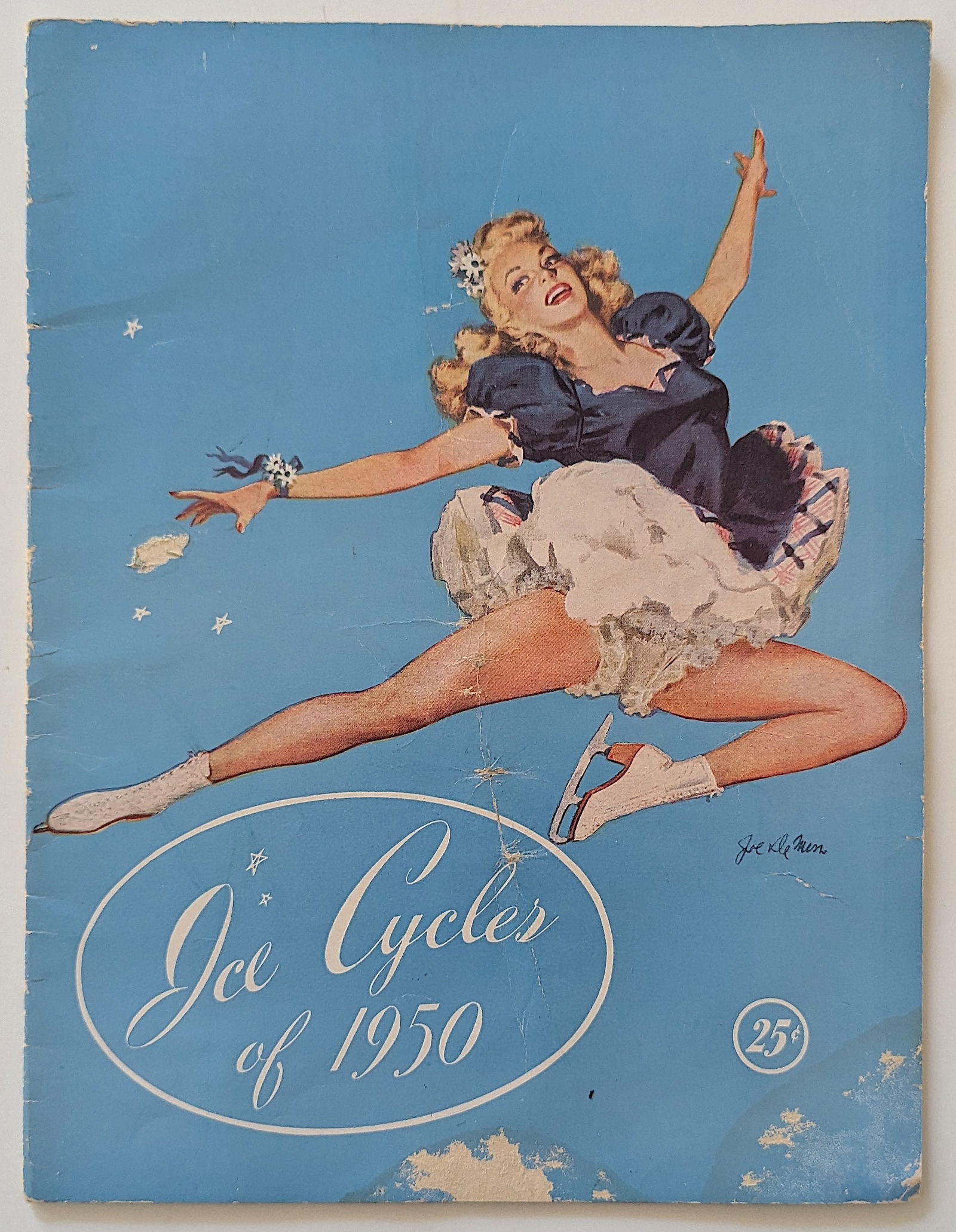 Vintage 1950 Ice Cycles Program (1 of 5)