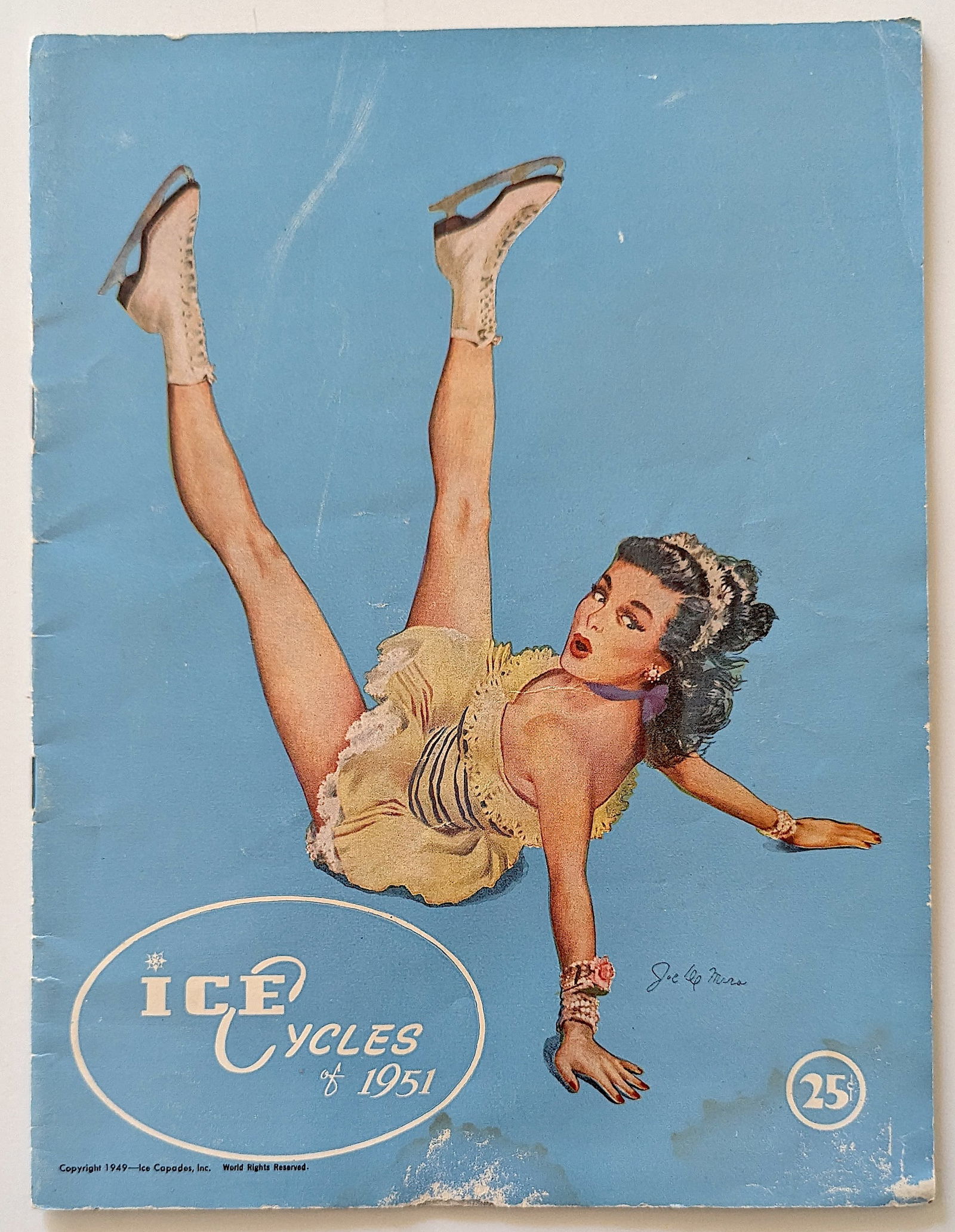 Vintage 1951 Ice Cycles Program (1 of 6)