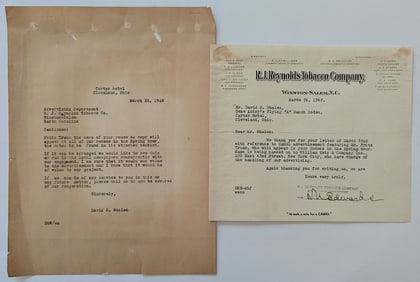 R.J. Reynolds Tobacco Company 1942 Ephemera