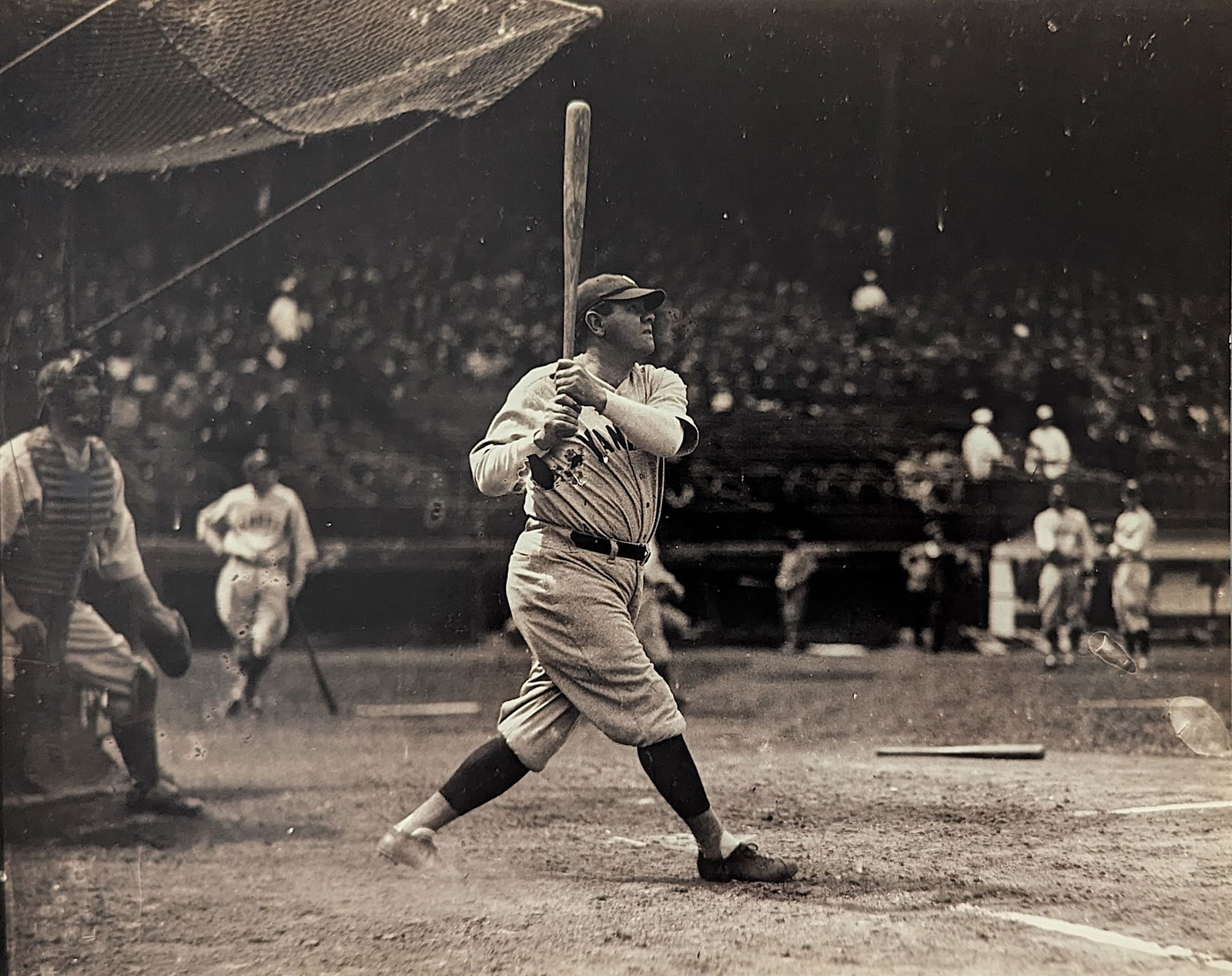 Vintage @1978 Iconic Photo BABE RUTH Baseball Yankees Stamped (1 of 4)