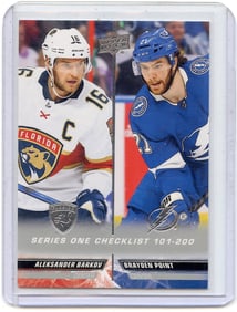 2022-23 Upper Deck #200 Aleksander Barkov / Brayden Point CL - Panthers / Tampa