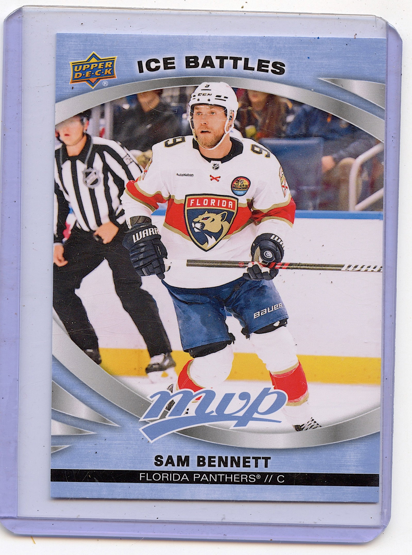 Sam Bennett 2023-24 Mvp Upper Deck Mvp Ice Battles #63: This lot is coming from the estate of a collector in PBC. We have included a quality scan to show it's actual condition. This lot is located in Boca Raton, Fl and its shipment will be made directly by